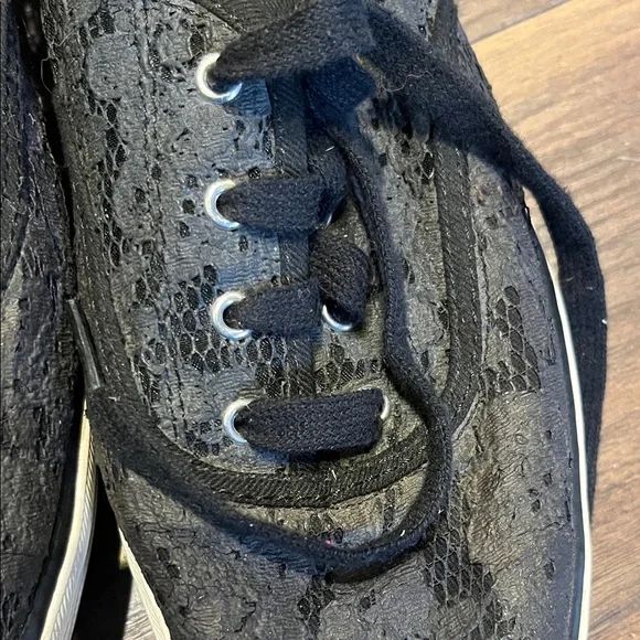 Keds Women's Black Lace-Up Sneakers - Picture 3 of 8